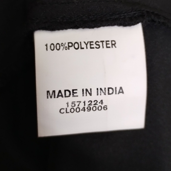 eShakti Pintuck Pleat Lace Trim Constellation Print Crepe Dress Custom Size - Picture 6 of 7